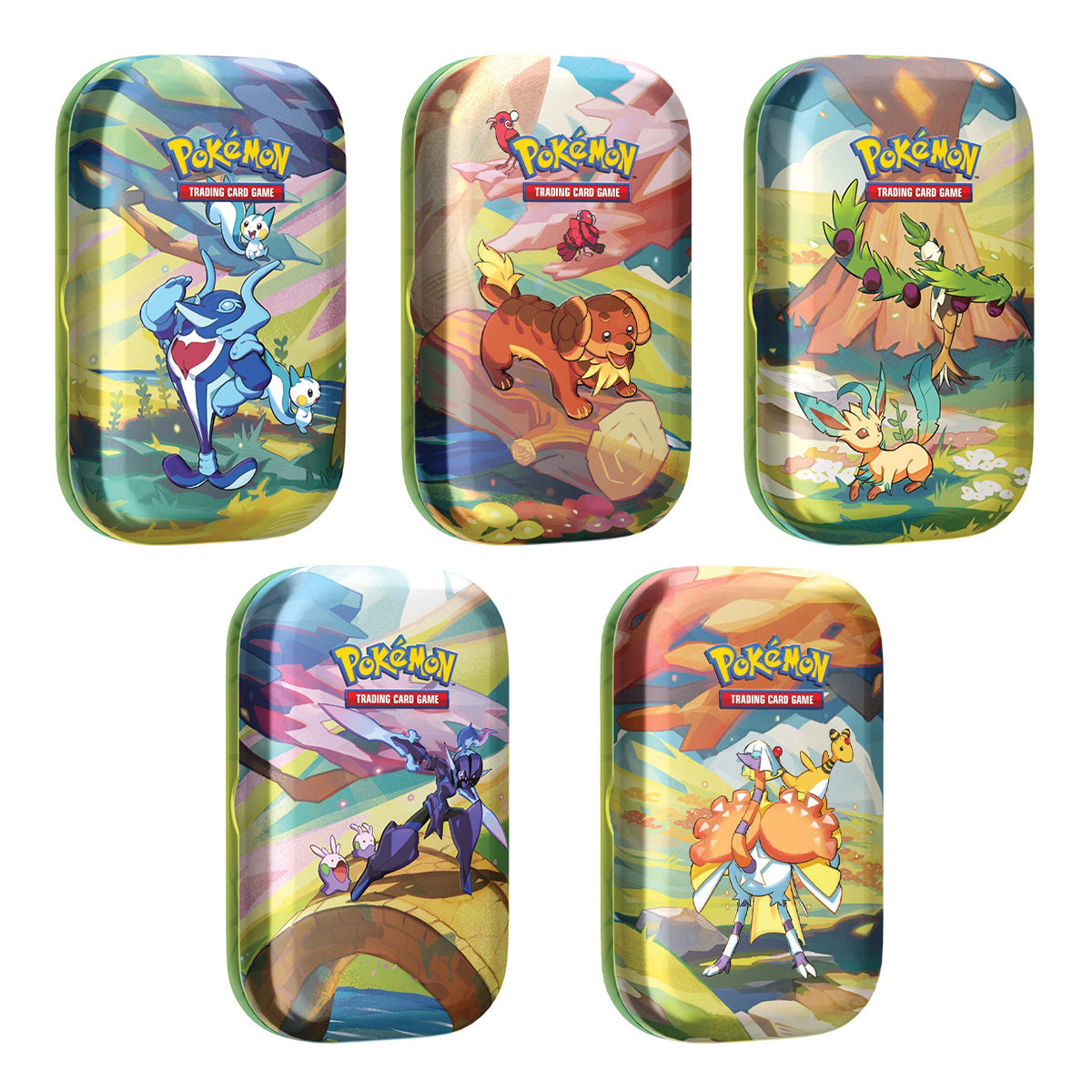 Pokemon Tcg Vibrant Paldea Mini Tins (set Of 5) – Gameology Product