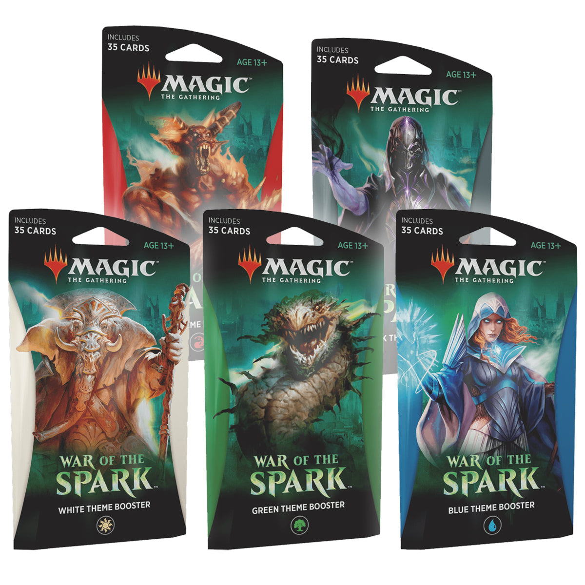 War of the spark white store theme booster