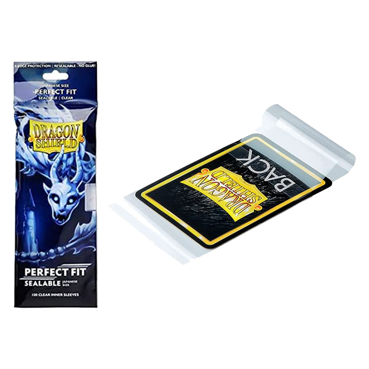 5 Packs Dragon Shield Inner Sleeve Clear Standard Size 100 ct Card Sleeves  Value Bundle!