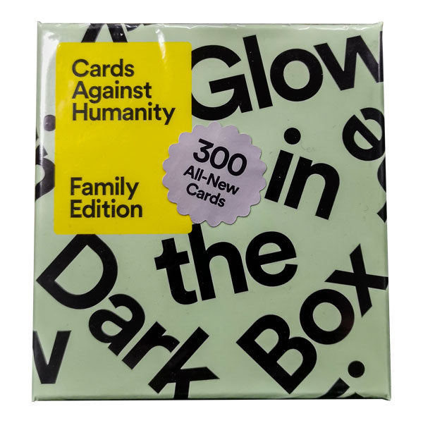 Cards Against Humanity Family Edition First Expansion Glow In The Dark –  Gameology