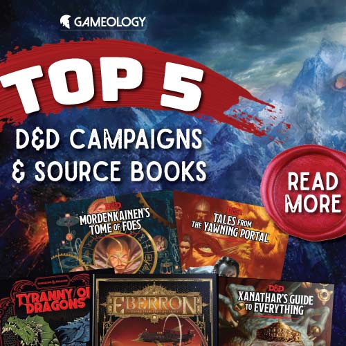 Top 5 D&D Campaigns & Sourcebooks