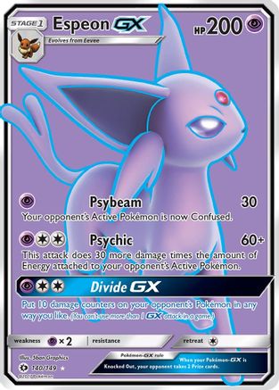 Espeon-GX 140/149 - Sun & Moon Pokemon Holofoil