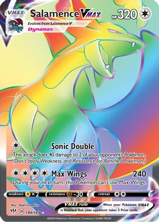 Salamence VMAX 194/189 - Pokemon Darkness Ablaze Holofoil