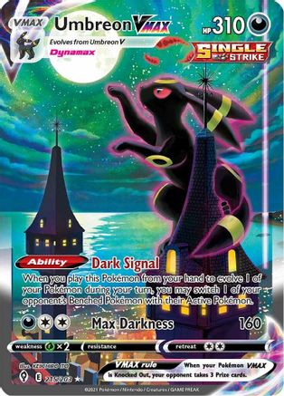 Umbreon VMAX 215/203 - Pokemon Evolving Skies Holofoil