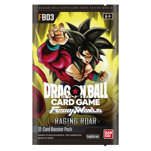 Dragon Ball Super Card Game Fusion World Raging Roar Booster Box FB03