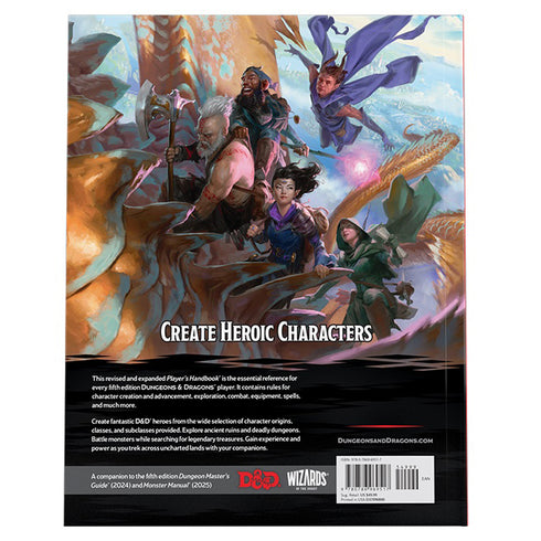 Dungeons & Dragons D&D 2024 Player's Handbook