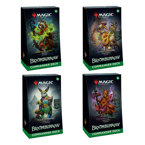 Magic Bloomburrow Commander Decks (Set of 4)