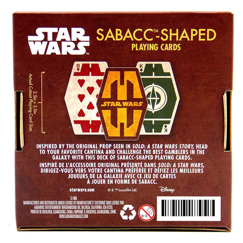 Star Wars Sabacc Shaped Playing Cards