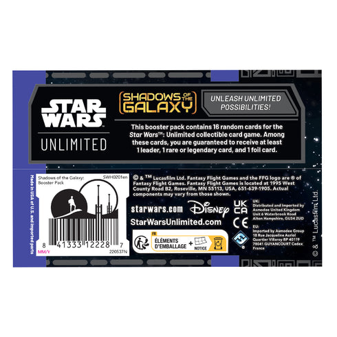 Star Wars Unlimited - Shadows of the Galaxy Booster Box