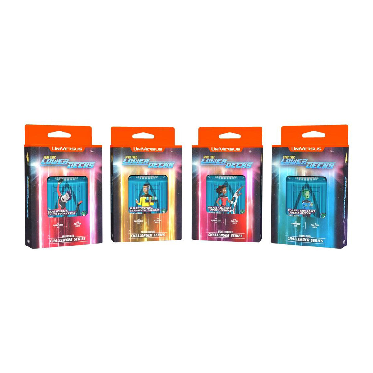 UniVersus Challenger Series Decks: Star Trek Lower Decks (Set of 4 ...