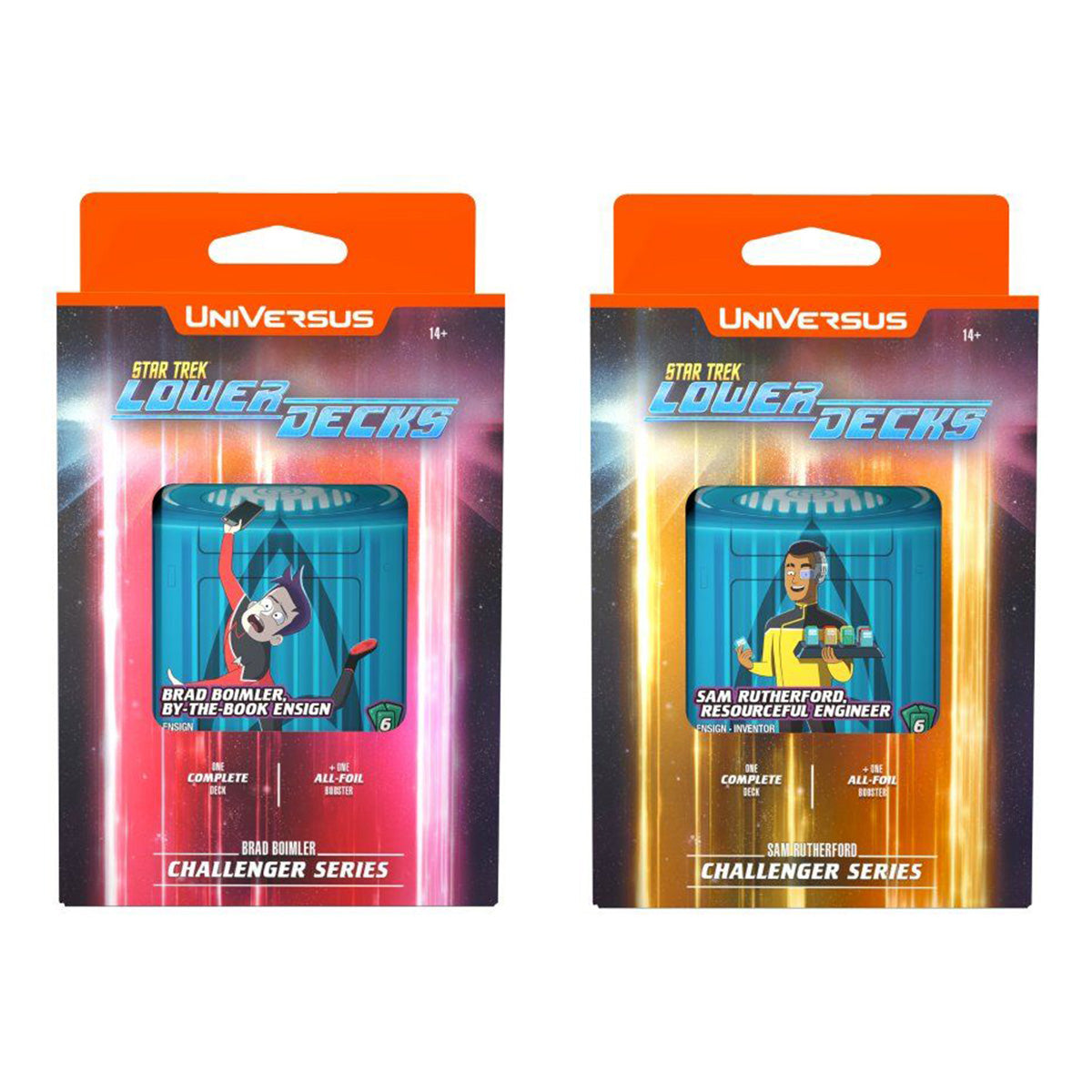 UniVersus Challenger Series Decks: Star Trek Lower Decks (Set of 4 ...