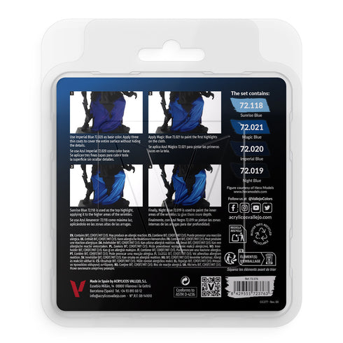 Vallejo Game Colour - Blue Color Set