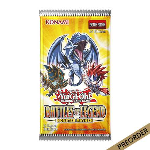 YuGiOh! Battles of Legend: Monster Mayhem Single Booster Pack