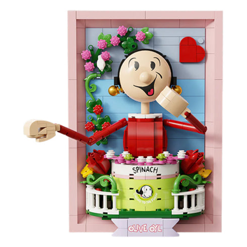 Popeye - Olive 3:D Portrait Buildable Set (348pcs)