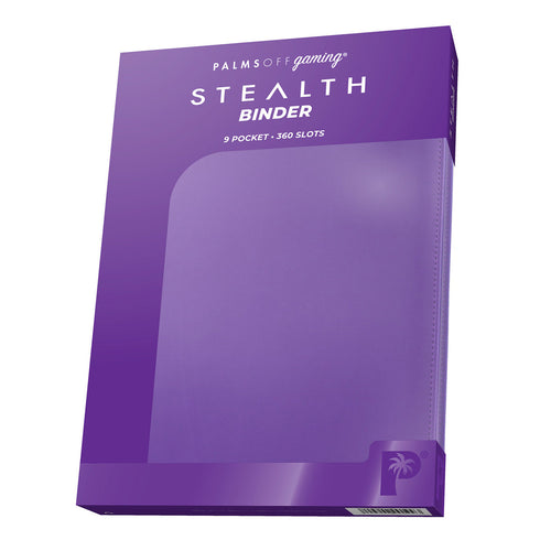 STEALTH 9 Pocket Zip Trading Card Binder - PURPLE