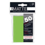 ULTRA PRO Deck Protector Sleeves Pro Matte Non-Glare Lime Green Standard 50ct 66 x 91