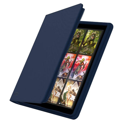 Ultimate Guard 12-Pocket QuadRow ZipFolio XenoSkin Dark Blue Folder