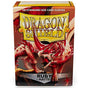 Dragon Shield Standard 100ct Ruby MATTE 63x88mm Sleeves