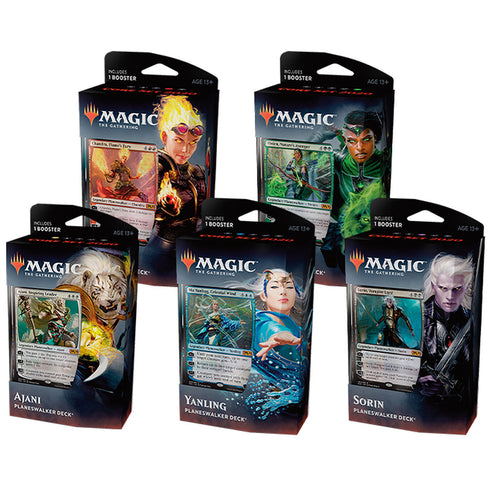 Core 2020 Planeswalker Theme Decks (Set of 5) Magic the Gathering