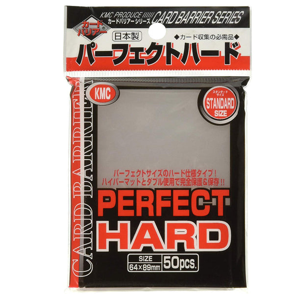 KMC Perfect Hard Clear Card Sleeves (pack of 50 sleeves) – Galactic Trading  Post