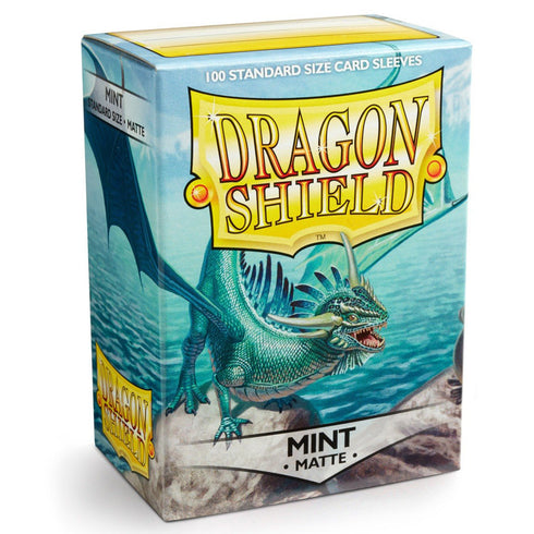 Dragon Shield Standard 100ct Mint MATTE 63x88mm