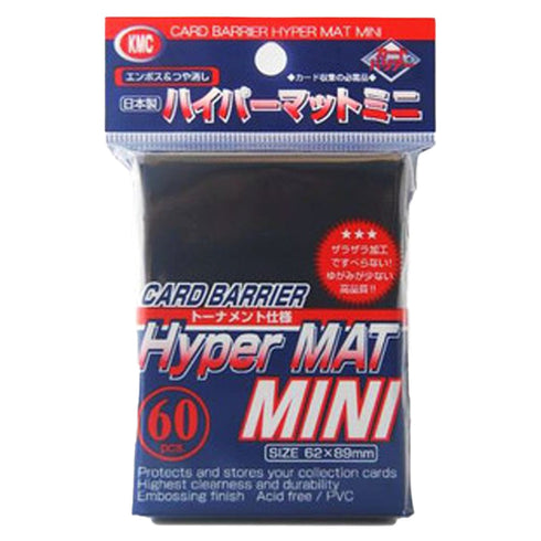 KMC HYPER MAT 60ct MINI SIZE 62x89mm BLUE CARD SLEEVES