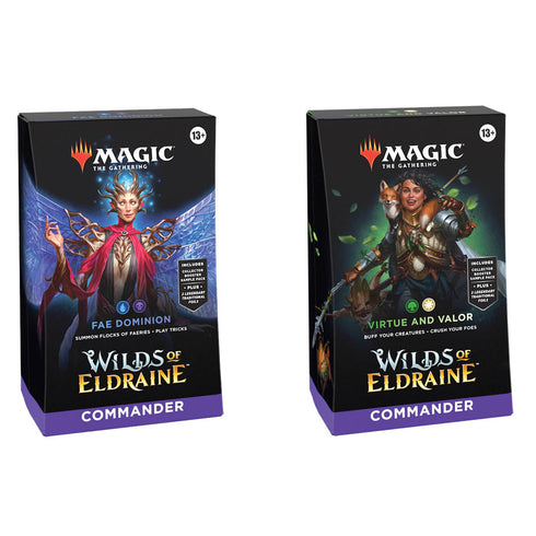 Magic Wilds of Eldraine Commander Decks (Pair)