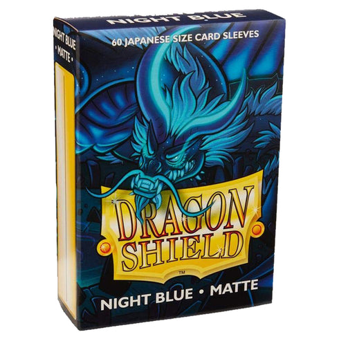 Dragon Shield Japanese 60ct Night Blue MATTE 59x86mm Sleeves