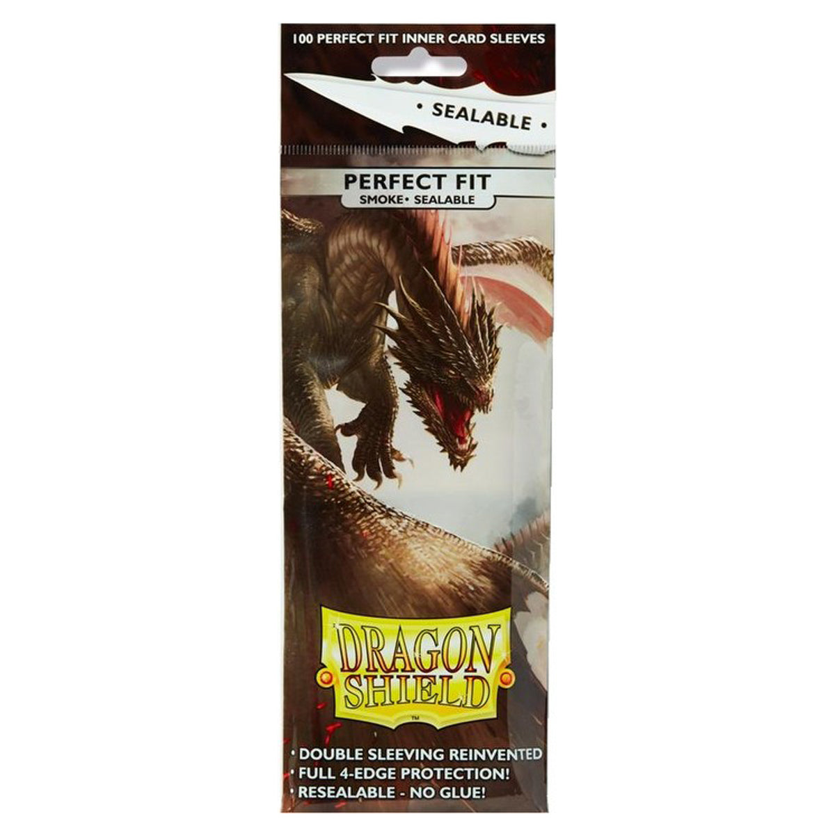  10 Packs Dragon Shield Sealable Inner Sleeve Clear