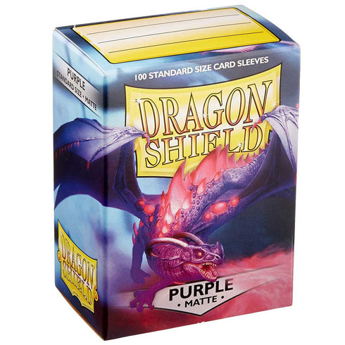 Dragon Shield Standard 100ct Purple MATTE 63x88mm Sleeves