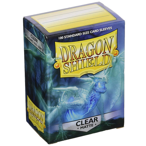 Dragon Shield Standard 100ct Clear MATTE 63x88mm Sleeves