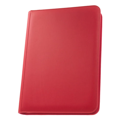 STEALTH 9 Pocket Zip Trading Card Binder - RED