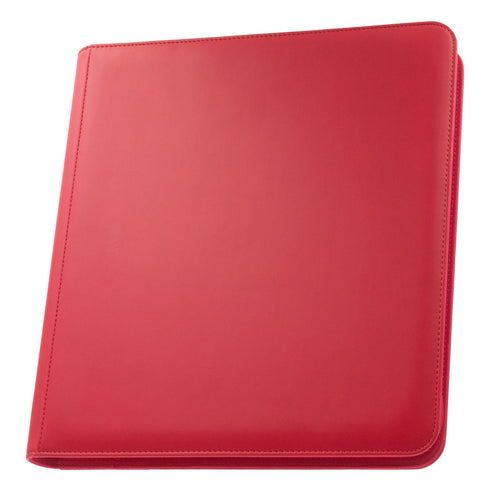 STEALTH 12 Pocket Zip Trading Card Binder - RED