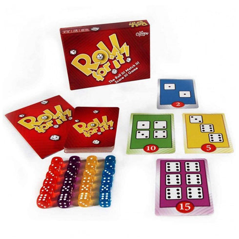 Roll For It! Red Set Board Game