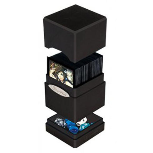 ULTRA PRO - Satin Tower - Black Deck Box Card Storage