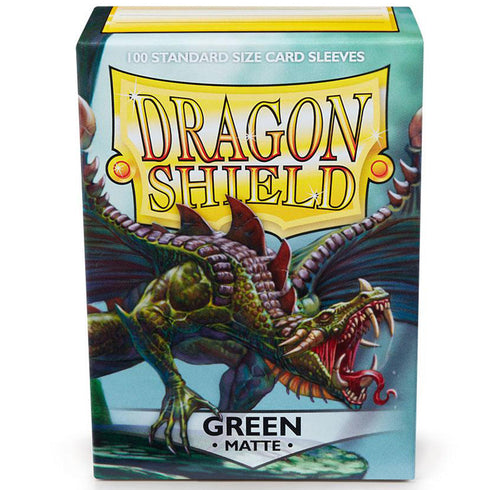 Dragon Shield Standard 100ct Green MATTE 63x88mm