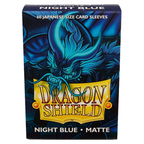 Dragon Shield Japanese 60ct Night Blue MATTE 59x86mm Sleeves