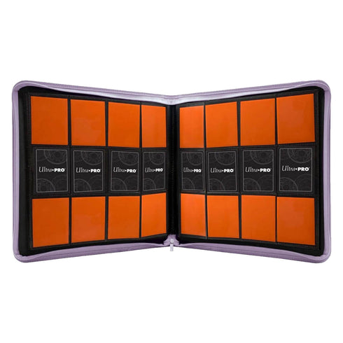 ULTRA PRO Binder 12 pocket Zippered PRO Binder Purple