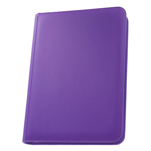 STEALTH 9 Pocket Zip Trading Card Binder - PURPLE