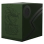 Dragon Shield Revised Double Shell - Forest Green/Black Deck Box