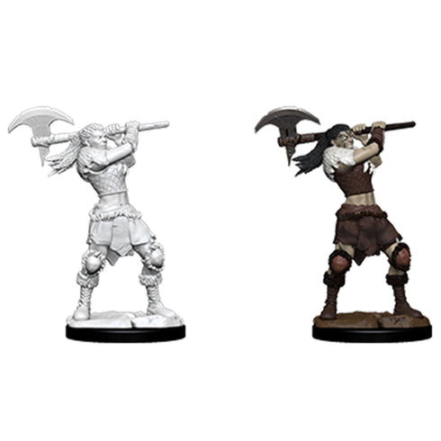 D&D Nolzurs Marvelous Unpainted Miniatures Female Goliath Barbarian