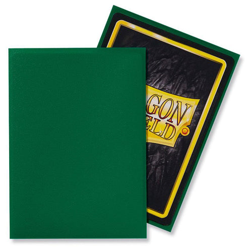 Dragon Shield Standard 100ct Green MATTE 63x88mm