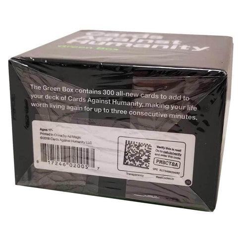 Cards Against Humanity Green Box