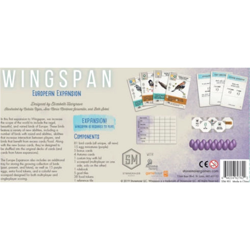 Wingspan European Expansion