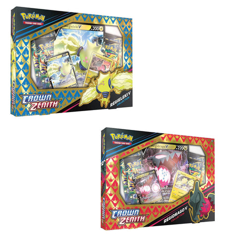 Crown Zenith Regidrago/Regieleki V Box (Pair) POKEMON TCG