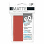 ULTRA PRO Deck Protector Sleeves Pro Matte Non-Glare Red Small 60ct 62 x 89 mm