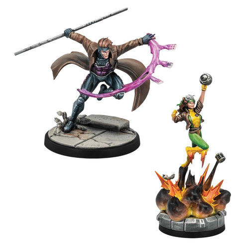 Marvel Crisis Protocol Miniatures Game Rogue and Gambit