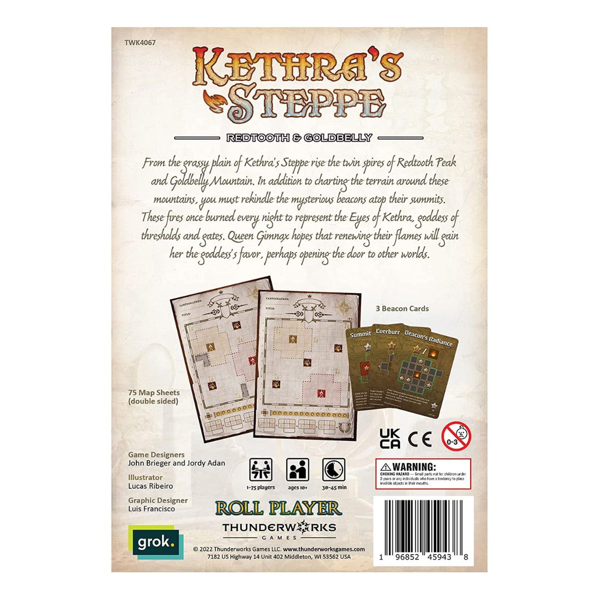 Cartographers Map Pack 5 - Kethra's Steppe – Gameology product