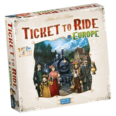 Ticket to Ride Europe 15th Anniversary Edition