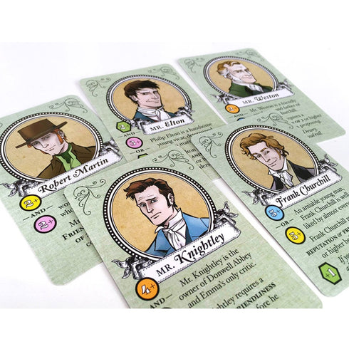 Marrying Mr Darcy Emma Expansion Card game